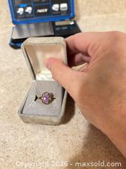 MaxSold Auction: Vintage marquise-cut amethyst earring & ring set  - Ottawa (Ontario, Canada) SELLER MANAGED Downsizing Online Auction - Jeanne Darc Boulevard North