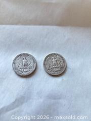 MaxSold Auction: Vintage United States Washington Quarters pre 1965 ( 90% silver) lot of 8 - Ottawa (Ontario, Canada) SELLER MANAGED Downsizing Online Auction - Jeanne Darc Boulevard North