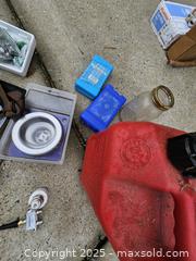MaxSold Auction: Assorted Garage Hardware & Accessories Lot with Gas Can - Chesapeake (Virginia, USA) PARTNER MANAGED Downsizing Online Auction - River Arch Drive