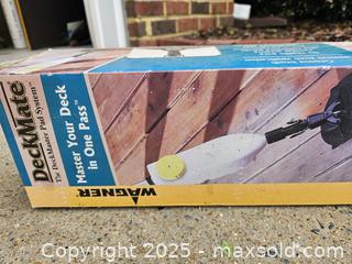 MaxSold Auction: Lot of 2 Tools: Pump Garden Sprayer + Deck Stain Pad System - Chesapeake (Virginia, USA) PARTNER MANAGED Downsizing Online Auction - River Arch Drive