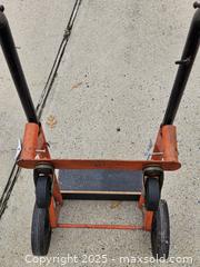 MaxSold Auction: P-Handle Two-Wheel Hand Truck, Steel Frame, Solid Rubber Wheels - Chesapeake (Virginia, USA) PARTNER MANAGED Downsizing Online Auction - River Arch Drive