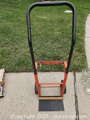 MaxSold Auction: P-Handle Two-Wheel Hand Truck, Steel Frame, Solid Rubber Wheels - Chesapeake (Virginia, USA) PARTNER MANAGED Downsizing Online Auction - River Arch Drive