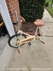 MaxSold Auction: Vitamaster Vintage Upright Stationary Exercise Bike - Chesapeake (Virginia, USA) PARTNER MANAGED Downsizing Online Auction - River Arch Drive
