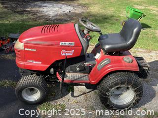 MaxSold Auction: Craftsman Riding Lawn Tractor & Snowblower Attachment 23 HP V-Twin, Liquid Cooled - North Grenville (Ontario, Canada) PARTNER MANAGED Estate Sale Online Auction -  Jig Street