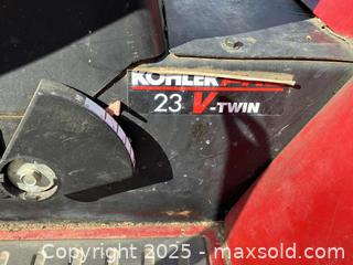 MaxSold Auction: Craftsman Riding Lawn Tractor & Snowblower Attachment 23 HP V-Twin, Liquid Cooled - North Grenville (Ontario, Canada) PARTNER MANAGED Estate Sale Online Auction -  Jig Street