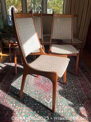 MaxSold Auction: MCM set of 6 teak dining chairs - Vaughan (Ontario, Canada) PARTNER MANAGED Estate Sale Online Auction - Highway 27