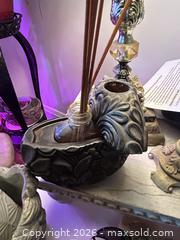 MaxSold Auction: Antique Grey Ceramic Reed Diffuser with Glass Insert - Hamilton (Ontario, Canada) SELLER MANAGED Downsizing Online Auction - Cameron Avenue South