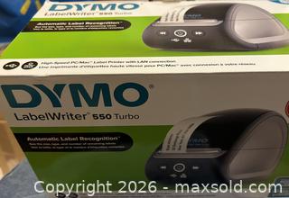 MaxSold Auction: DYMO LabelWriter 550 Turbo Direct Thermal Label Printer - Hamilton (Ontario, Canada) SELLER MANAGED Downsizing Online Auction - Cameron Avenue South