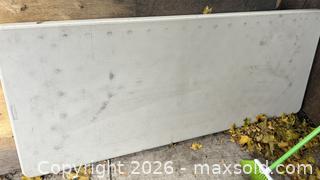 MaxSold Auction: Lifetime Folding Banquet Table — Polyethylene Top, Black Legs - Hamilton (Ontario, Canada) SELLER MANAGED Downsizing Online Auction - Cameron Avenue South