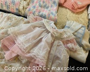 MaxSold Auction: Lot of Baby/Infant Knitted Garments & Blankets, Newborn–6M - Hamilton (Ontario, Canada) SELLER MANAGED Downsizing Online Auction - Cameron Avenue South