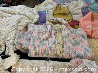 MaxSold Auction: Lot of Baby/Infant Knitted Garments & Blankets, Newborn–6M - Hamilton (Ontario, Canada) SELLER MANAGED Downsizing Online Auction - Cameron Avenue South