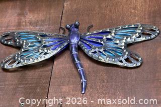 MaxSold Auction: Mixed Metal Insect Wall Decor Lot — Dragonflies & Butterflies - Hamilton (Ontario, Canada) SELLER MANAGED Downsizing Online Auction - Cameron Avenue South