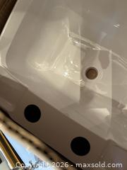 MaxSold Auction: RV - Acrylic Off-White Bathroom Sink / Vanity Top Basin - Hamilton (Ontario, Canada) SELLER MANAGED Downsizing Online Auction - Cameron Avenue South