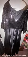 MaxSold Auction: XPLUSWEAR Black Plus Size Evening/Formal Gown, Size 2X - Hamilton (Ontario, Canada) SELLER MANAGED Downsizing Online Auction - Cameron Avenue South