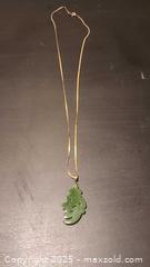 MaxSold Auction: 10k Gold Chain And green  Stone Pendent - Elgin (Ontario, Canada) SELLER MANAGED Estate Sale Online Auction - Main