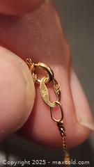 MaxSold Auction: 10k Gold Chain And green  Stone Pendent - Elgin (Ontario, Canada) SELLER MANAGED Estate Sale Online Auction - Main