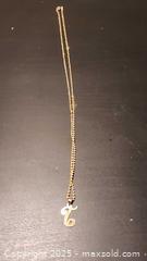 MaxSold Auction: 10K gold pendent on chain - Elgin (Ontario, Canada) SELLER MANAGED Estate Sale Online Auction - Main