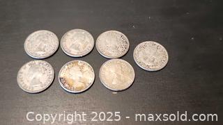 MaxSold Auction: 7 Canada Elizabeth Silver Dimes various dates - Elgin (Ontario, Canada) SELLER MANAGED Estate Sale Online Auction - Main
