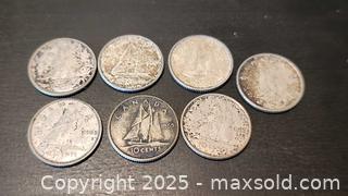 MaxSold Auction: 7 Canada Elizabeth Silver Dimes various dates - Elgin (Ontario, Canada) SELLER MANAGED Estate Sale Online Auction - Main