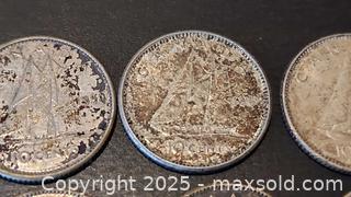 MaxSold Auction: 7 Canada Elizabeth Silver Dimes various dates - Elgin (Ontario, Canada) SELLER MANAGED Estate Sale Online Auction - Main