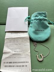 MaxSold Auction: Tiffany &#38; Co. Sterling Horseshoe Necklace  - Cobourg (Ontario, Canada) SELLER MANAGED Downsizing Online Auction - King Street West