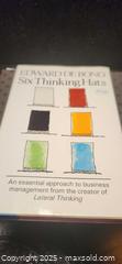 MaxSold Auction: Edward de Bono Six Thinking Hats - Hamilton (Ontario, Canada) SELLER MANAGED Downsizing Online Auction - Stone Church Road East
