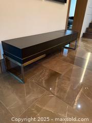 MaxSold Auction: Custom Wood and Brass Hall Bench - Toronto (Ontario, Canada) SELLER MANAGED Downsizing Online Auction -  Chestnut Park Road