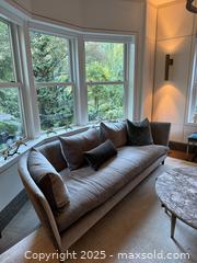 MaxSold Auction: Grey Montauk Charlotte Sofa.  Like new.    - Toronto (Ontario, Canada) SELLER MANAGED Downsizing Online Auction -  Chestnut Park Road