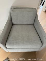 MaxSold Auction: Like new West Elm Everett Lounge Chair   - Toronto (Ontario, Canada) SELLER MANAGED Downsizing Online Auction -  Chestnut Park Road