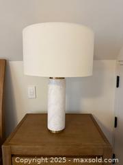 MaxSold Auction: Restoration Hardware Cylindrical Column Marble Table Lamp  (1 of 2) - Toronto (Ontario, Canada) SELLER MANAGED Downsizing Online Auction -  Chestnut Park Road