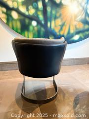 MaxSold Auction: Six Leather Cervino Dining Chairs. From Avenue Road Furniture.   - Toronto (Ontario, Canada) SELLER MANAGED Downsizing Online Auction -  Chestnut Park Road