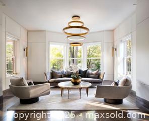 MaxSold Auction: Yabu Pushelberg custom height Rua Ipanema Chair.  Like New from Avenue Road Furniture (2 of 2) - Toronto (Ontario, Canada) SELLER MANAGED Downsizing Online Auction -  Chestnut Park Road