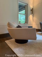 MaxSold Auction: Yabu Pushelberg custom height Rua Ipanema Chair.  Like New from Avenue Road Furniture (2 of 2) - Toronto (Ontario, Canada) SELLER MANAGED Downsizing Online Auction -  Chestnut Park Road