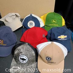 MaxSold Auction: Assorted baseball hat lot (8) - Waterford (New Jersey, USA) SELLER MANAGED Downsizing Online Auction - Chew Road