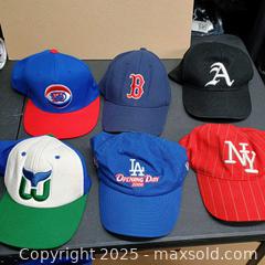 MaxSold Auction: Assorted baseball hats Mitchell and Ness etc - Waterford (New Jersey, USA) SELLER MANAGED Downsizing Online Auction - Chew Road