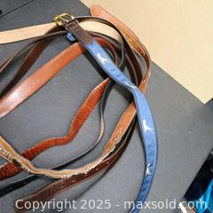 MaxSold Auction: Assorted belt lot (7) - Waterford (New Jersey, USA) SELLER MANAGED Downsizing Online Auction - Chew Road