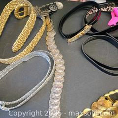 MaxSold Auction: Assorted fashion belt lot (7) - Waterford (New Jersey, USA) SELLER MANAGED Downsizing Online Auction - Chew Road