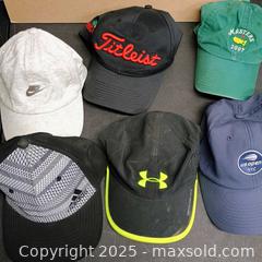 MaxSold Auction: Assorted golf and tennis hats  - Waterford (New Jersey, USA) SELLER MANAGED Downsizing Online Auction - Chew Road