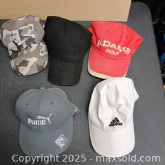 MaxSold Auction: Assorted golf hats NIKE, ADIDAS etc  - Waterford (New Jersey, USA) SELLER MANAGED Downsizing Online Auction - Chew Road