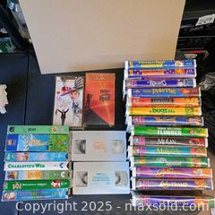 MaxSold Auction: Assorted VHS tapes  - Waterford (New Jersey, USA) SELLER MANAGED Downsizing Online Auction - Chew Road