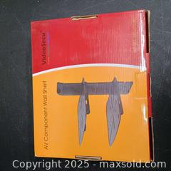 MaxSold Auction: Av component wall shelf  - Waterford (New Jersey, USA) SELLER MANAGED Downsizing Online Auction - Chew Road