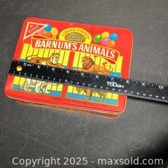 MaxSold Auction: Barnums animals crackers tin vintage  - Waterford (New Jersey, USA) SELLER MANAGED Downsizing Online Auction - Chew Road