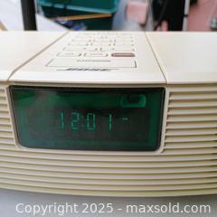 MaxSold Auction: BOSE WAVE clock radio and alarm w/ remote WORKS SOUNDS AMAZING - Waterford (New Jersey, USA) SELLER MANAGED Downsizing Online Auction - Chew Road