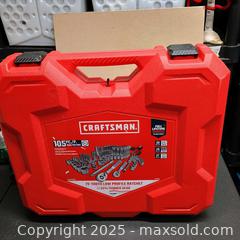 MaxSold Auction: Craftsman COMPLETE 105 pc tool set New NEVER OPENED - Waterford (New Jersey, USA) SELLER MANAGED Downsizing Online Auction - Chew Road