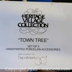 MaxSold Auction: Dept 56 town tree - Waterford (New Jersey, USA) SELLER MANAGED Downsizing Online Auction - Chew Road