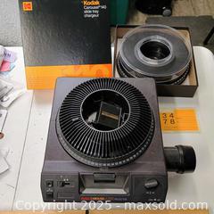 MaxSold Auction: Kodak carousel projector and slide tray  - Waterford (New Jersey, USA) SELLER MANAGED Downsizing Online Auction - Chew Road