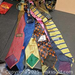 MaxSold Auction: Men's tie lot (12) Nautica,Hilfiger etc - Waterford (New Jersey, USA) SELLER MANAGED Downsizing Online Auction - Chew Road
