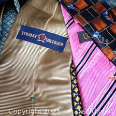 MaxSold Auction: Men's tie lot (12) Nautica,Hilfiger etc - Waterford (New Jersey, USA) SELLER MANAGED Downsizing Online Auction - Chew Road
