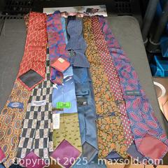 MaxSold Auction: Men's ties lot (9) - Waterford (New Jersey, USA) SELLER MANAGED Downsizing Online Auction - Chew Road