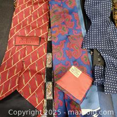 MaxSold Auction: Men's ties lot (9) - Waterford (New Jersey, USA) SELLER MANAGED Downsizing Online Auction - Chew Road